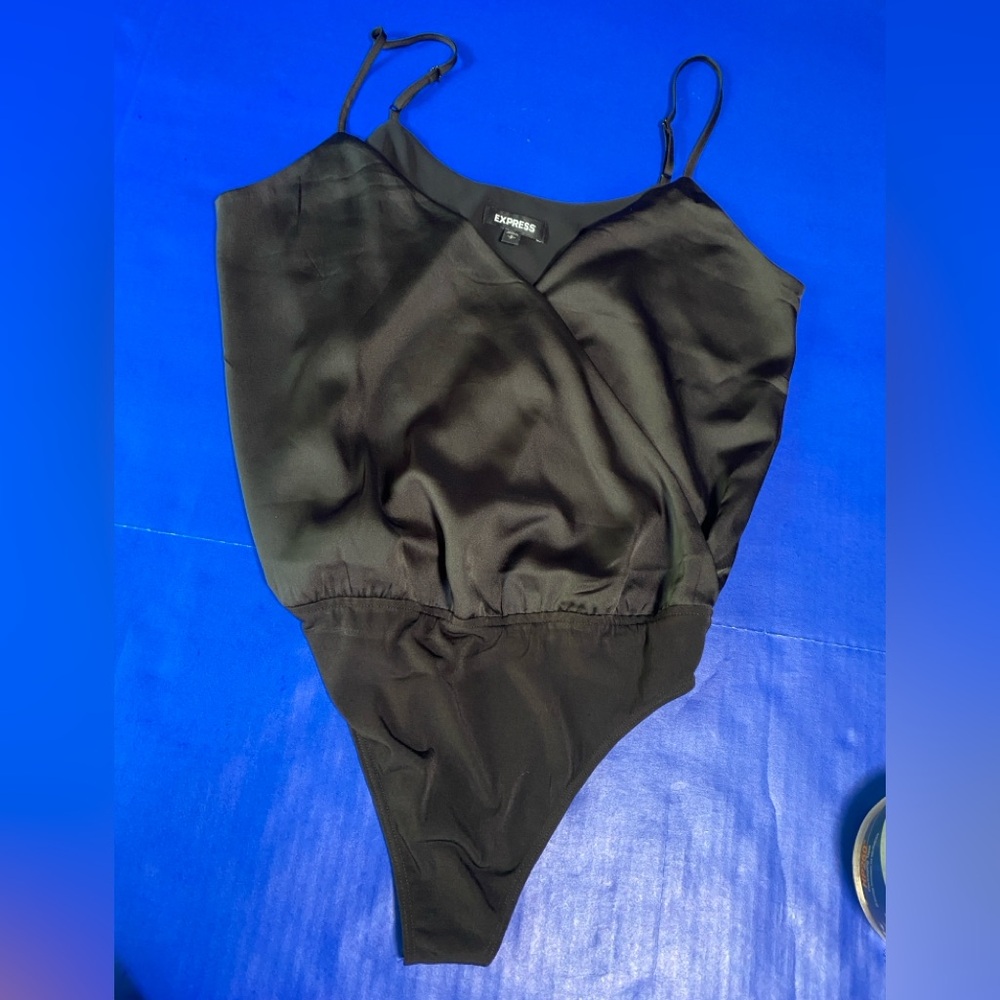 Express Black NWOT Black Bodysuit With Adjustable Straps Size S/P
